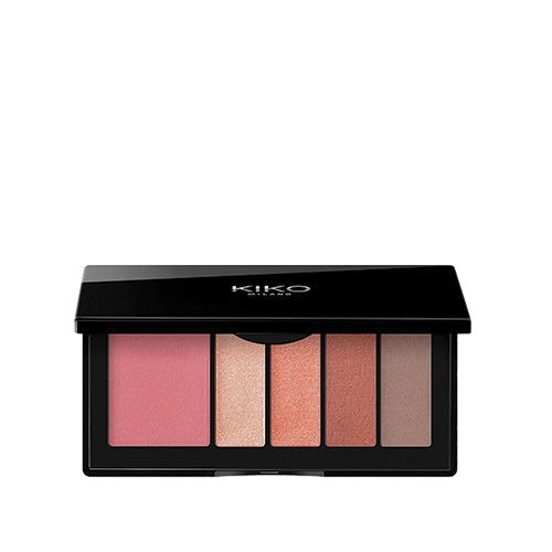 KIKO Milano Палитра за лице и очи Smart Eyes and Cheeks Palette - Coral Profusion